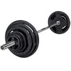 Body-Solid 140 kg set olympische gewichten met stang, Sport en Fitness, Fitnessmaterialen, Verzenden, Nieuw