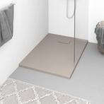 vidaXL Douchebak 100x70 cm SMC bruin, Doe-het-zelf en Bouw, Verzenden, Nieuw