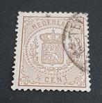 Nederland 1869/1879 - Het rijkswapen en een krans - NVPH, Gestempeld