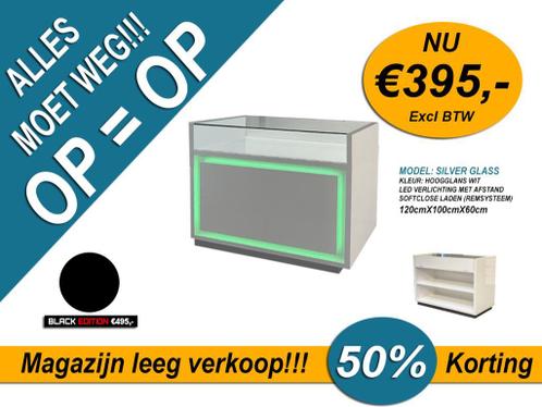 Toonbank / Balie / Receptie / Inventaris / Winkelinrichting