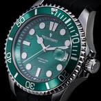 Tecnotempo - Diver 500M/1650ft WR - Green Edition - - Zonder, Bijoux, Sacs & Beauté, Montres | Hommes