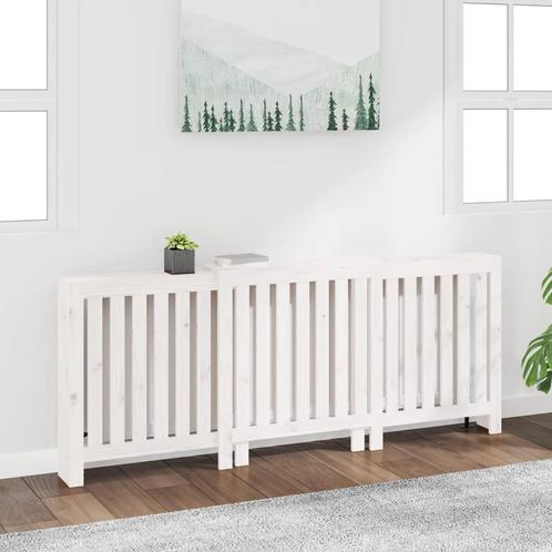 vidaXL Radiatorombouw 210x21x85 cm massief grenenhout wit, Doe-het-zelf en Bouw, Verwarming en Radiatoren, Nieuw, Verzenden