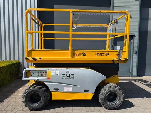 Haulotte Compact 10 DX schaarhoogwerker 4x4, Zakelijke goederen, Machines en Bouw | Liften, Steigers en Ladders