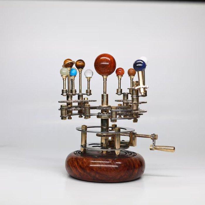 Planetarium Orrery Stones Halfedelstenen (S. No. PSt55) -, Antiek en Kunst, Curiosa en Brocante