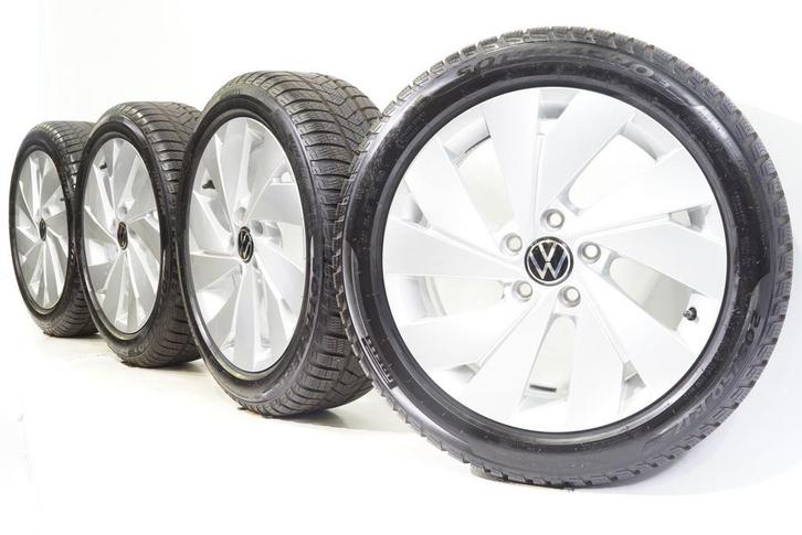 VW Golf 8 5H 17 inch velgen Belmont + Winterbanden Pirelli O, Auto-onderdelen, Banden en Velgen, Ophalen of Verzenden