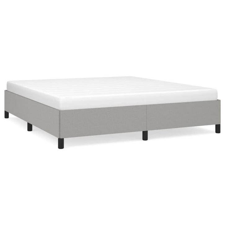 Bedframe 160x200 cm | OP = OP | Topdeal Nu!, Huis en Inrichting, Slaapkamer | Bedden, 160 cm, 200 cm, Grijs, Nieuw, Stof, Verzenden
