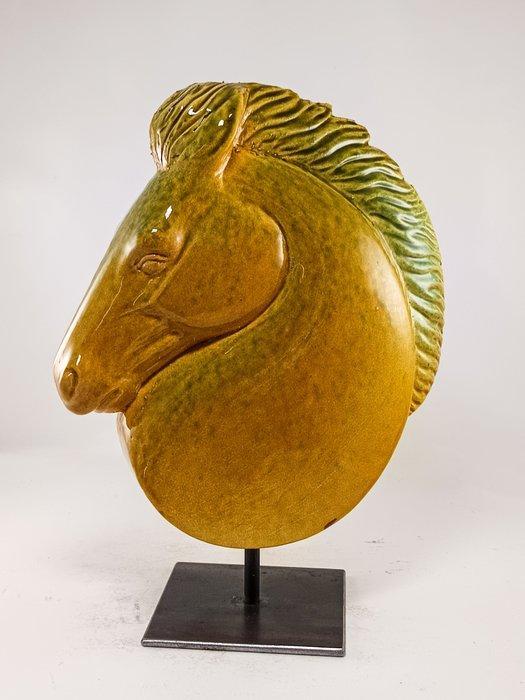Salvatore Alibrio - Testa di cavallo, Antiek en Kunst, Kunst | Designobjecten