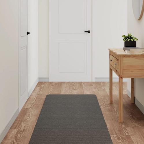 vidaXL Tapijtloper 60x180 cm antracietkleurig, Huis en Inrichting, Stoffering | Tapijten en Vloerkleden, Nieuw, Verzenden