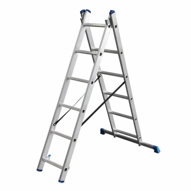 Alumexx ladder 2 delig, Doe-het-zelf en Bouw, Ladders en Trappen, Nieuw, Verzenden