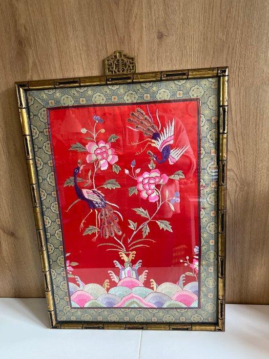 Borduurwerk - 56.5 cm - 41 cm, Huis en Inrichting, Stoffering | Tapijten en Vloerkleden