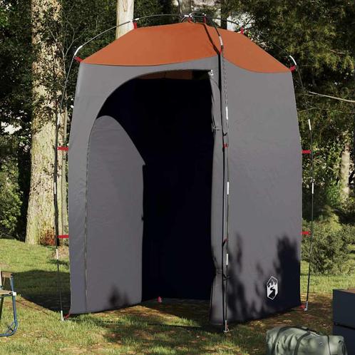 vidaXL Douchetent waterdicht grijs, Caravans en Kamperen, Tentaccessoires, Nieuw, Verzenden