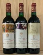 1991 , 1992 & 1993 Chateau Mouton Rothschild - Bordeaux,, Verzamelen, Nieuw