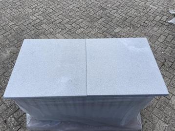 Veiling - 40,32 m2 Terrastegel Oostende 60x60x4 grijs gecoat