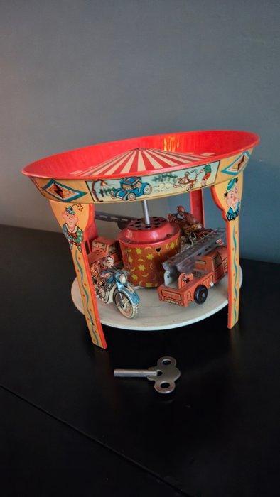 Hoch & Beckmann - Blikken speelgoed - Rare Carrousel With 2, Antiquités & Art, Antiquités | Jouets