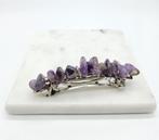 Amethist haarclip, Handtassen en Accessoires, Edelstenen, Ophalen of Verzenden, Nieuw
