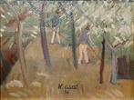 Nando Coletti (1907-1979) - Paesaggio, il Lavoro in Campagna, Antiek en Kunst, Kunst | Schilderijen | Klassiek