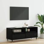 vidaXL TV Kast met lade Zwart Eiken 100 x 34,5 x 44,5 cm, Huis en Inrichting, Verzenden, Nieuw