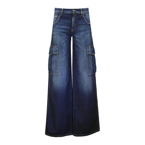 Cambio • blauwe Aimee Cargo jeans • 36, Kleding | Dames, Broeken en Pantalons, Verzenden