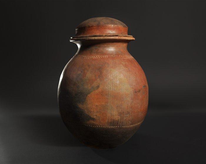 Precolumbiaanse San Agustín cultuur Terracotta Massieve, Collections, Minéraux & Fossiles