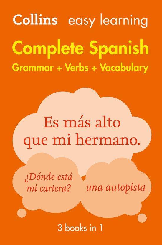 Easy Learning Spanish Complete Grammar, Verbs and Vocabulary, Boeken, Taal | Engels, Zo goed als nieuw, Verzenden