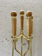 Accessoire de cheminée - Bois, Laiton - Complete Haardset