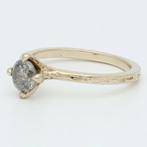 Ring - 18 karaat Geel goud Diamant (Natuurlijk), Handtassen en Accessoires, Ringen, Nieuw