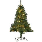 Kerstboom met verlichting - Kunstkerstboom - 120 cm - Met st, Diversen, Kerst, Verzenden, Nieuw