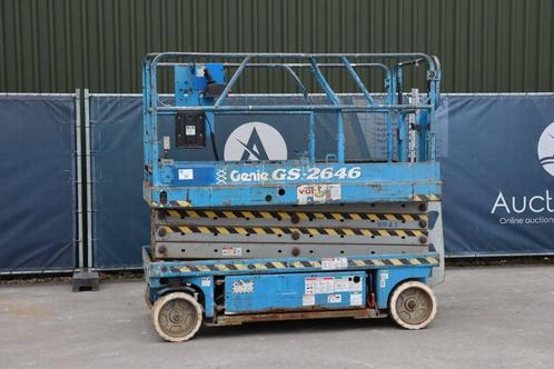 Veiling: Schaarlift Genie GS-2646 Elektrisch 9.96m 1998, Zakelijke goederen, Machines en Bouw | Liften, Steigers en Ladders, Ophalen