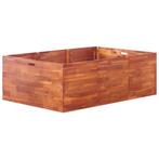 vidaXL Plantenbak verhoogd 150x100x50 cm acaciahout, Tuin en Terras, Bloempotten, Verzenden, Nieuw