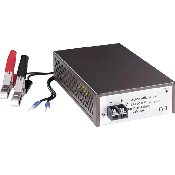 IVT Loodaccu lader 24 V - laadstroom (max.) 5 A, Auto-onderdelen, Accu's en Toebehoren, Verzenden