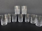 Baccarat - Drinkset - Prachtige serie van 9 glazen - Model, Antiek en Kunst, Antiek | Glaswerk en Kristal