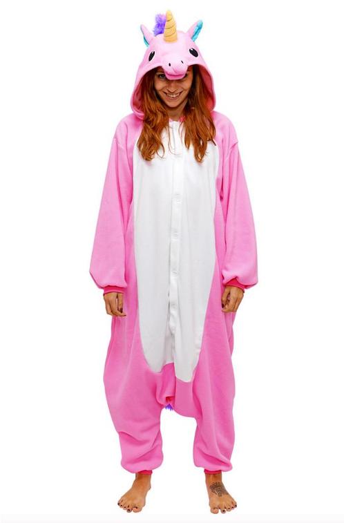 Onesie Roze Eenhoorn Pak XL-XXL Eenhoornpak Unicorn Kostuum, Kleding | Heren, Carnavalskleding en Feestkleding, Nieuw, Ophalen of Verzenden