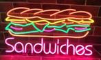 Sandwich NEON sign bord led lichtbord verlichting lamp XXL, Verzenden