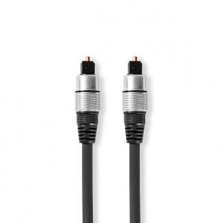 Optische kabel | Nedis | 5 meter (Toslink, Verguld), Audio, Tv en Foto, Audiokabels en Televisiekabels, Verzenden