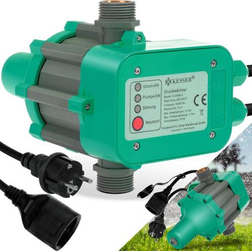 KESSER® Elektronische Drukschakelaar - Waterpomp Dompelpomp, Doe-het-zelf en Bouw, Gereedschap | Overige machines, Verzenden