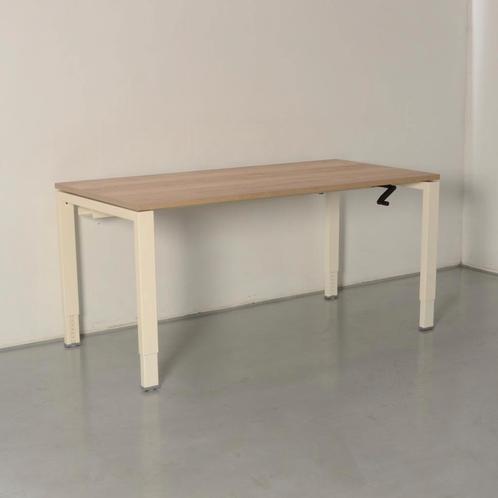 Bureau Gispen - 160 x 80 cm - Handslinger verstelbaar, Huis en Inrichting, Bureaus, Ophalen of Verzenden