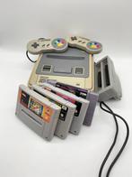 Nintendo - Snes - with 4 Games, 2 Controler & Game Converter, Nieuw