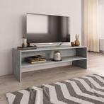 vidaXL Tv-meubel 120x40x40 cm bewerkt hout betongrijs, Huis en Inrichting, Kasten |Televisiemeubels, Verzenden, Nieuw
