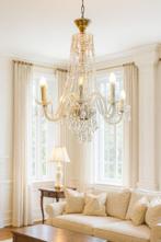 Plafondlamp - Ocho Brazos - Kristal - Luxe Venetiaanse, Maison & Meubles