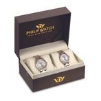 Philip Watch - Caribe Urban - LOVE SET - Swiss Made - 39 mm, Handtassen en Accessoires, Horloges | Heren, Nieuw