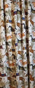 Luxe Artmaison stof Chevalier dOrient renpaarden in galop