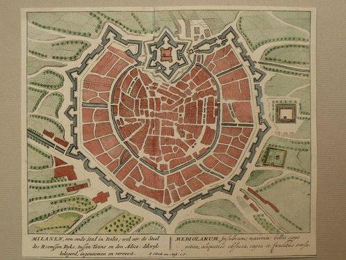 Italië - Lombardije, Milaan; Petrus Schenk - Milanen, een, Boeken, Atlassen en Landkaarten