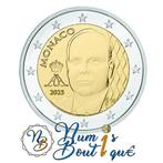Monaco. 2 Euro 2025 Nouvelle Face (25 monnaies) en rouleau