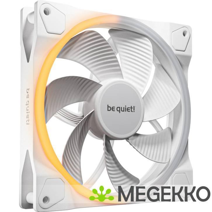 Be quiet! LIGHT WINGS LX 140mm PWM Reverse Single Pack Wit, Computers en Software, Computerkoelers, Nieuw, Verzenden