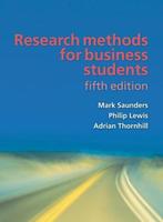 Research Methods For Business Students 9780273716860, Mark N. K. Saunders, Philip Lewis, Verzenden