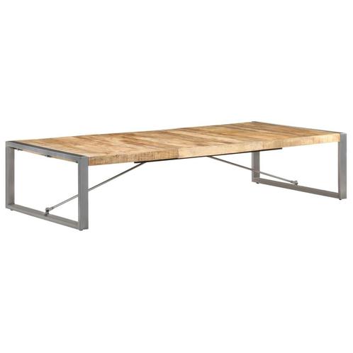 vidaXL Salontafel 180x90x40 cm ruw mangohout, Huis en Inrichting, Tafels | Salontafels, Nieuw, Verzenden