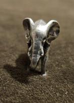 Miniatuur beeldje - Zilveren olifant - .835 zilver