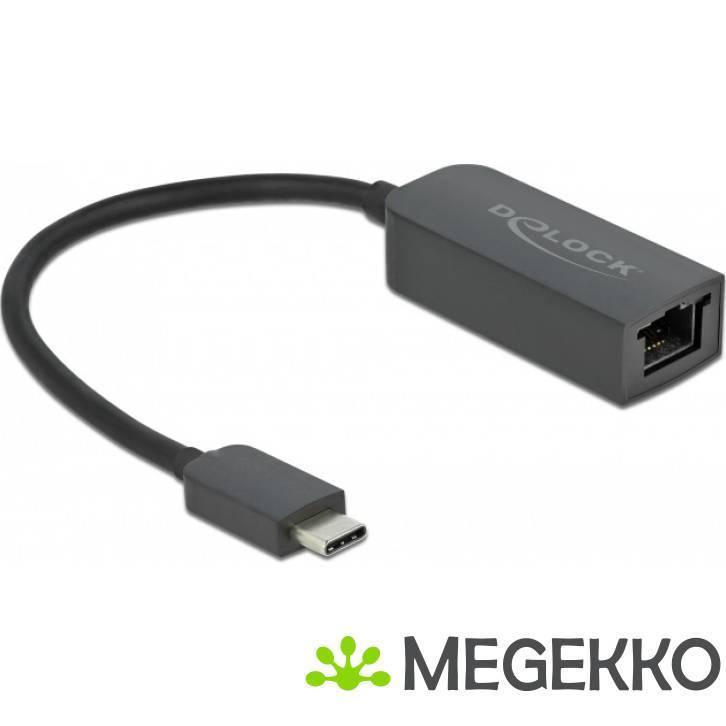 Delock 66645 Adapter USB Type-C male naar 2,5 Gigabit LAN, Computers en Software, Overige Computers en Software, Nieuw, Verzenden