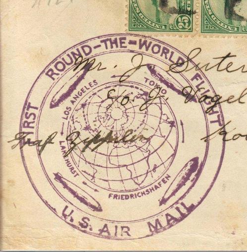 États-Unis 1929 - Premier tour du monde en avion effectué, Postzegels en Munten, Postzegels | Amerika