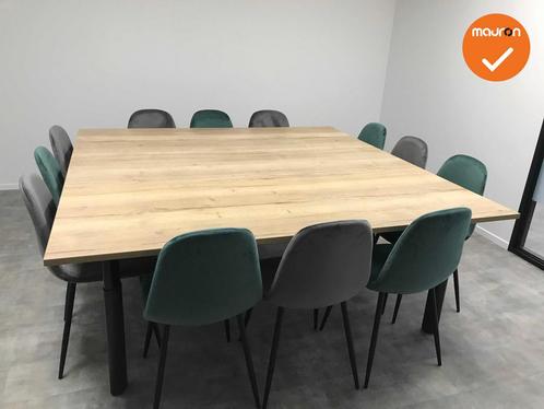 Vergadertafel Vierkant - 160x160 - Onderstel naar keuze - Ha, Zakelijke goederen, Kantoor en Winkelinrichting | Kantoormeubilair en Inrichting